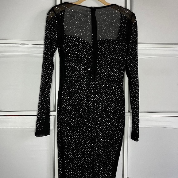 Bella Barnett black mini dress 

Hatty Diamond Corset Bodycon Dress - Black - Picture 5 of 7